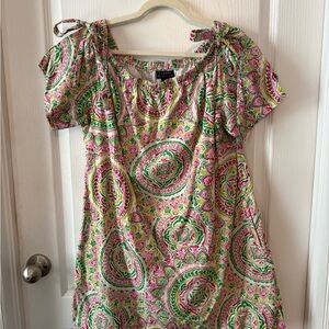 Tahari Multicolor Patterned Dress